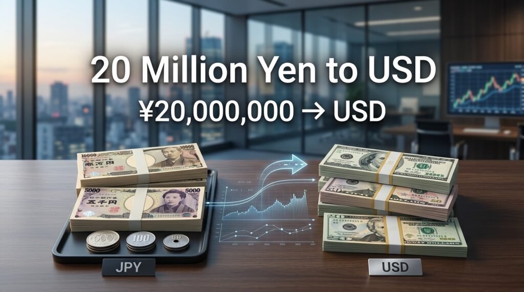20 million yen to USD conversion
