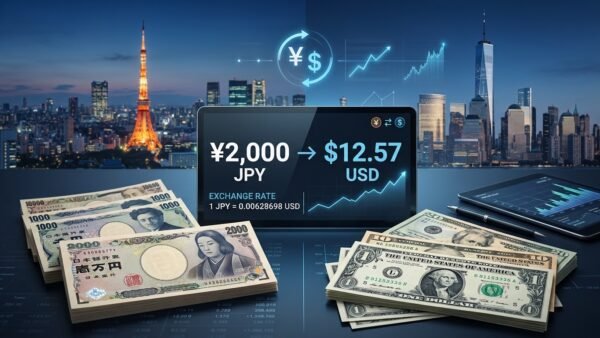 2000 Yen to USD: How Much Is ¥2,000 in US Dollars
