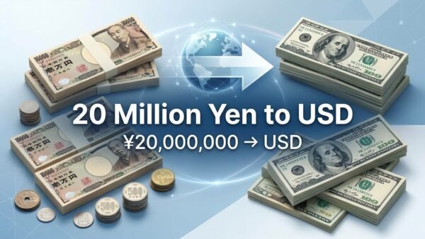 20 Million Yen to USD: How Much Is ¥20,000,000 in US Dollars