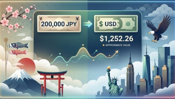 200000 Yen to USD: Convert Japanese Yen to US Dollars