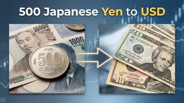 500 Japanese Yen to USD: Convert JPY to US Dollars